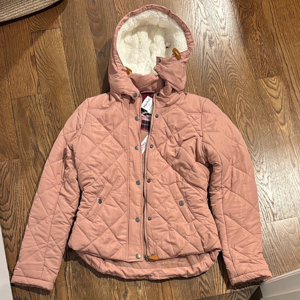 Marshalls Pink Quilted Ski Jacket